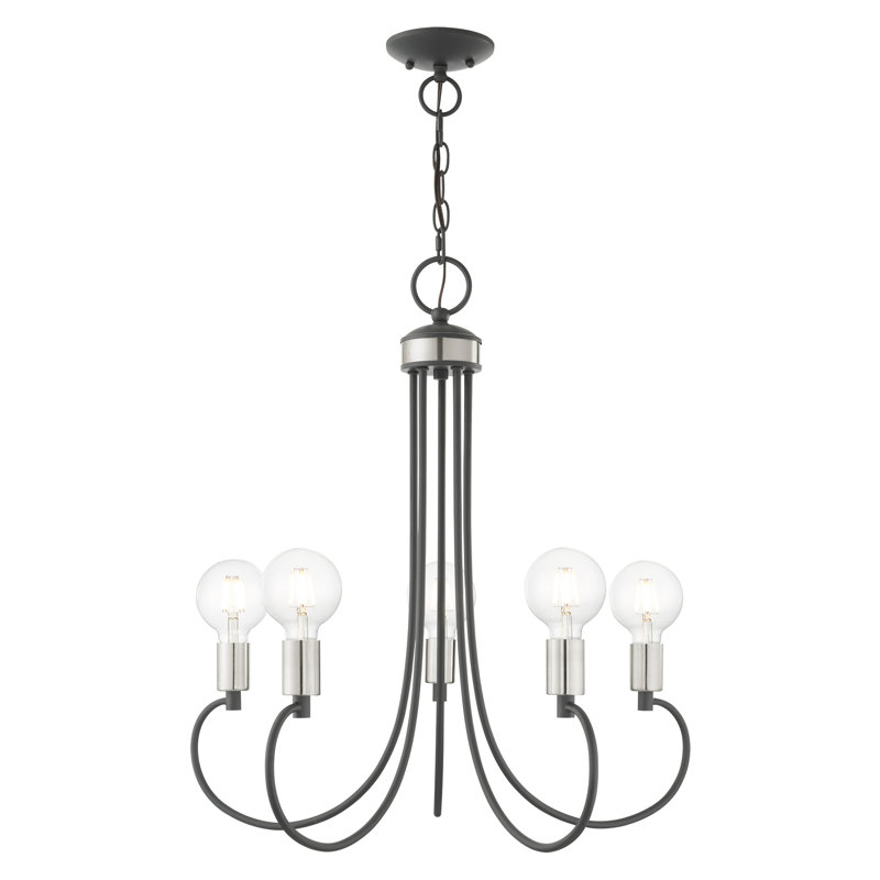 Everly Quinn Hitterdal 5 Light Dimmable Classic / Traditional